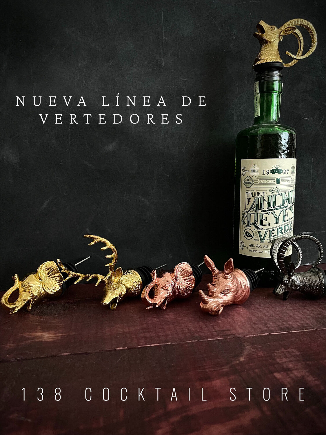 VERTEDOR CABEZA DE ANIMAL