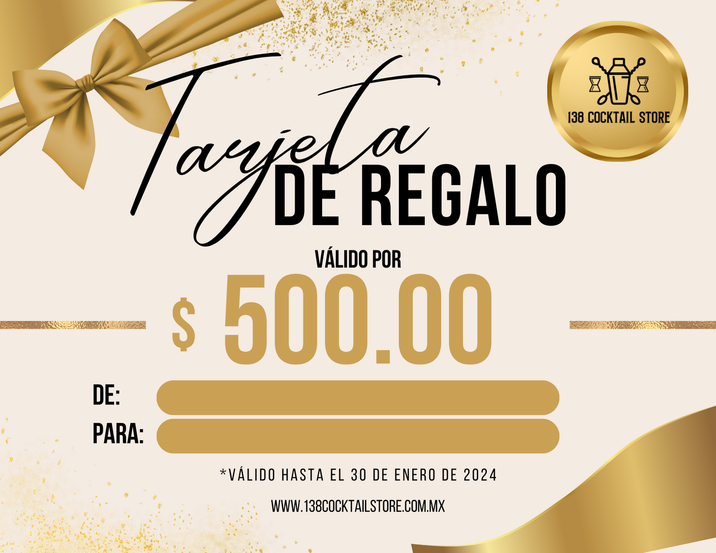 TARJETA DE REGALO