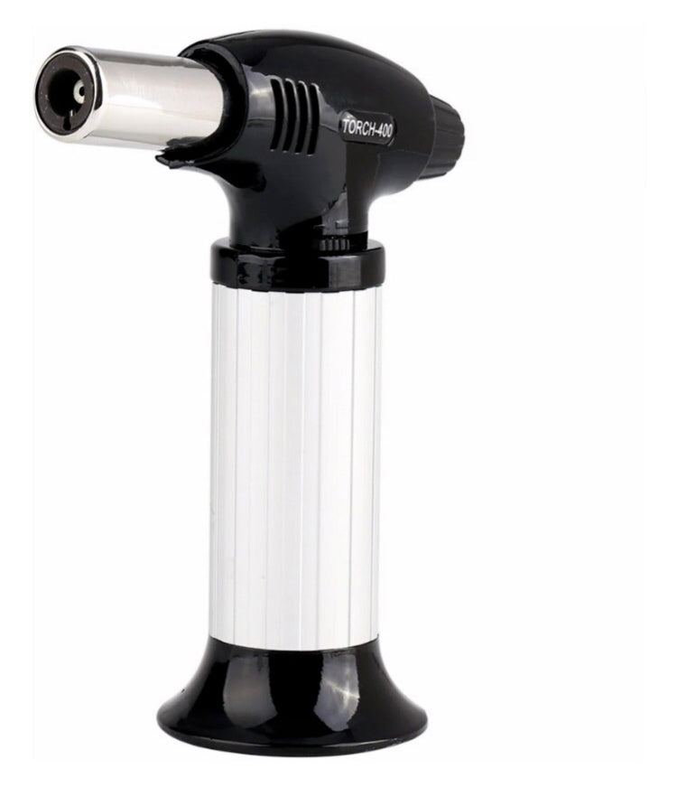 SOPLETE RECARGABLE GAS BUTANO NEGRO