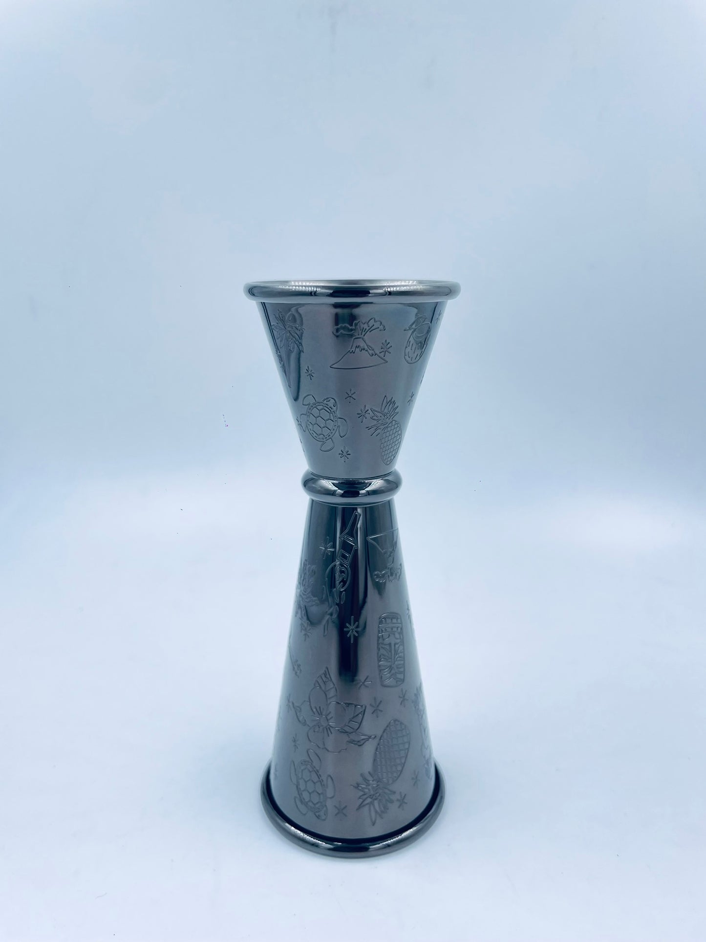 JIGGER JAPONES GRABADO TIKI NEGRO 1-2 OZ