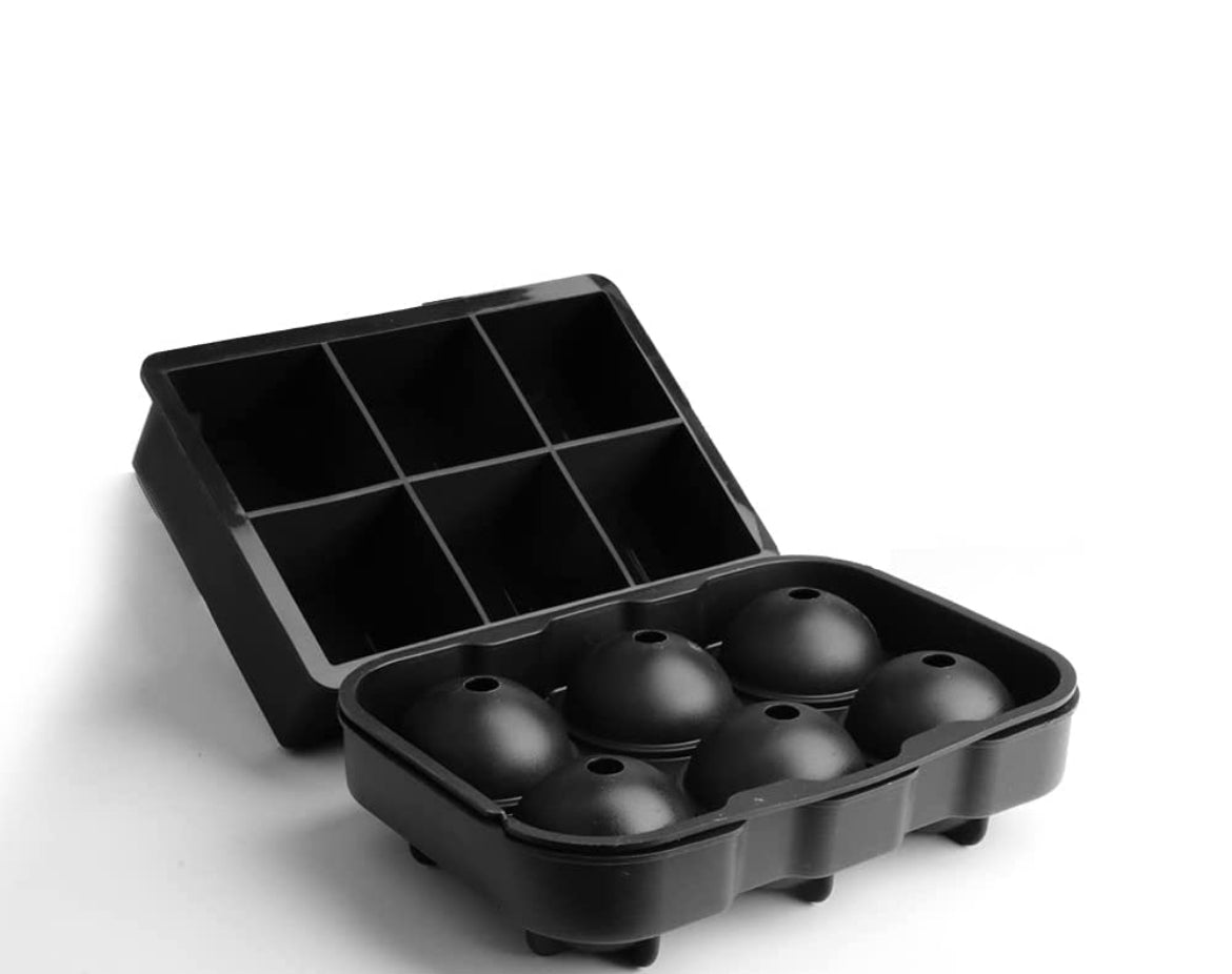 MOLDE PARA HIELO CUBO/ESFERA SET 2 PZ