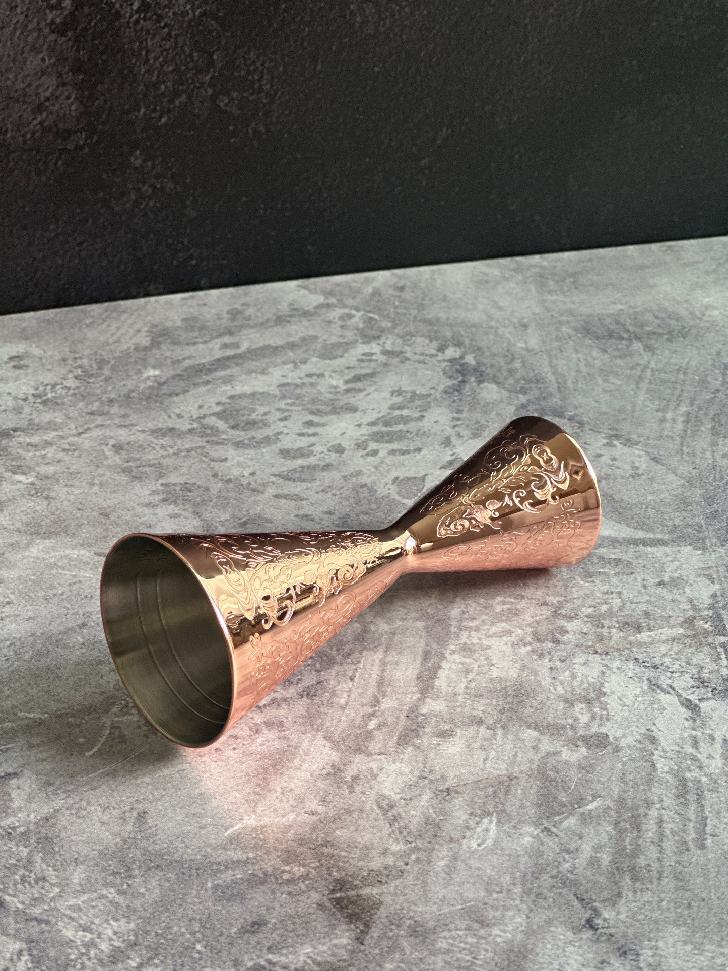 JIGGER AERO GRABADO VINTAGE COPPER