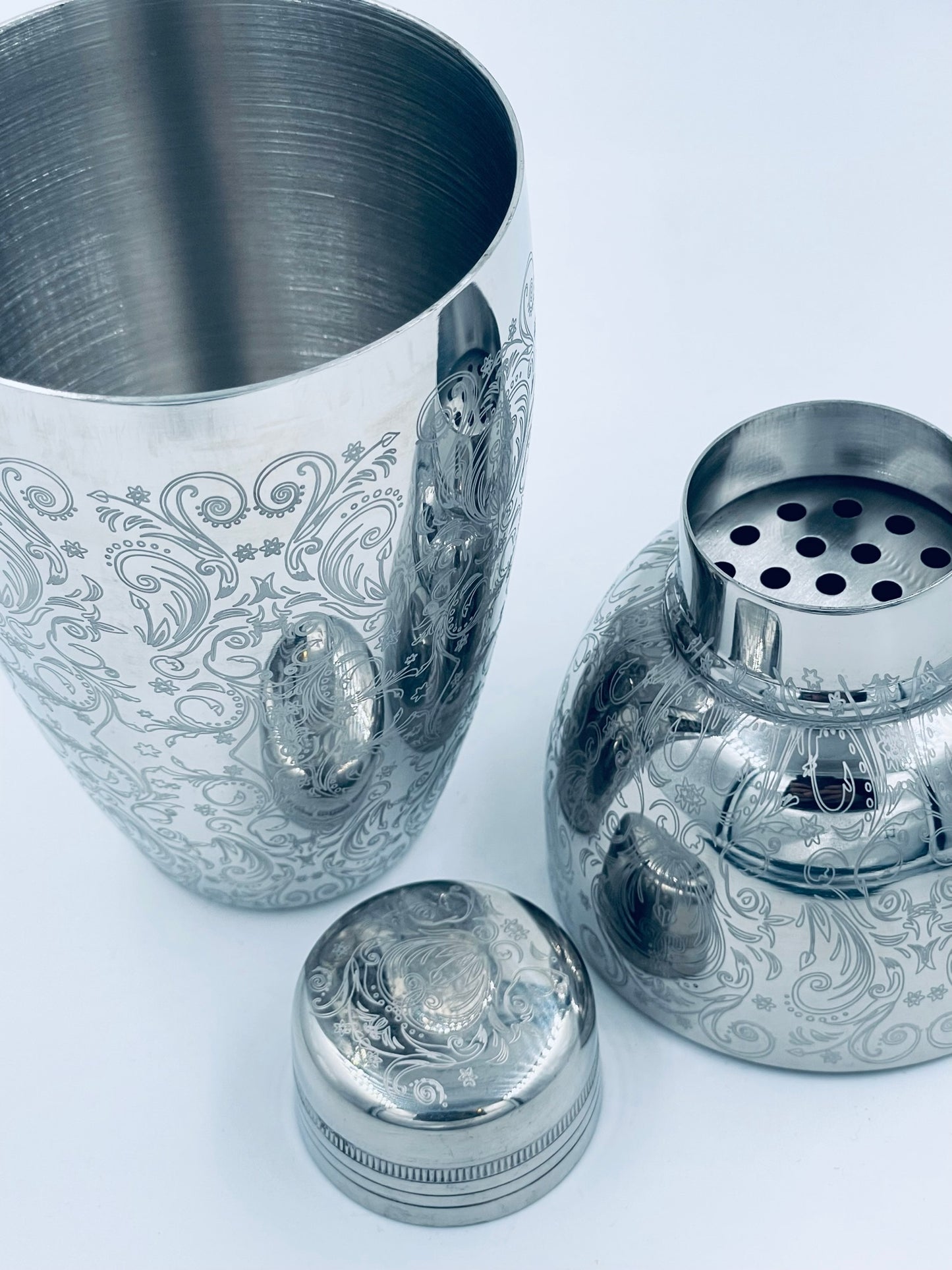 SHAKER COBBLER CLÁSICO GRABADO LEAF