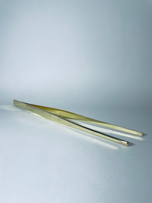 PINZA RECTA 30 CM DORADO