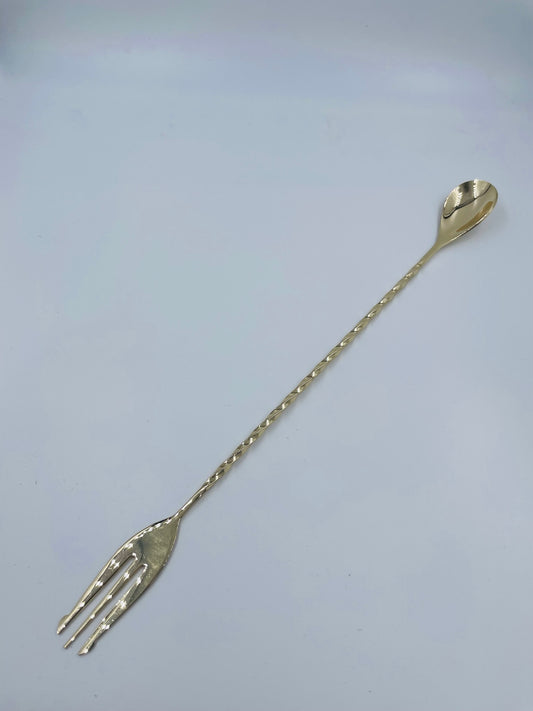 BARSPOON TRIDENTE 30 CM DORADO
