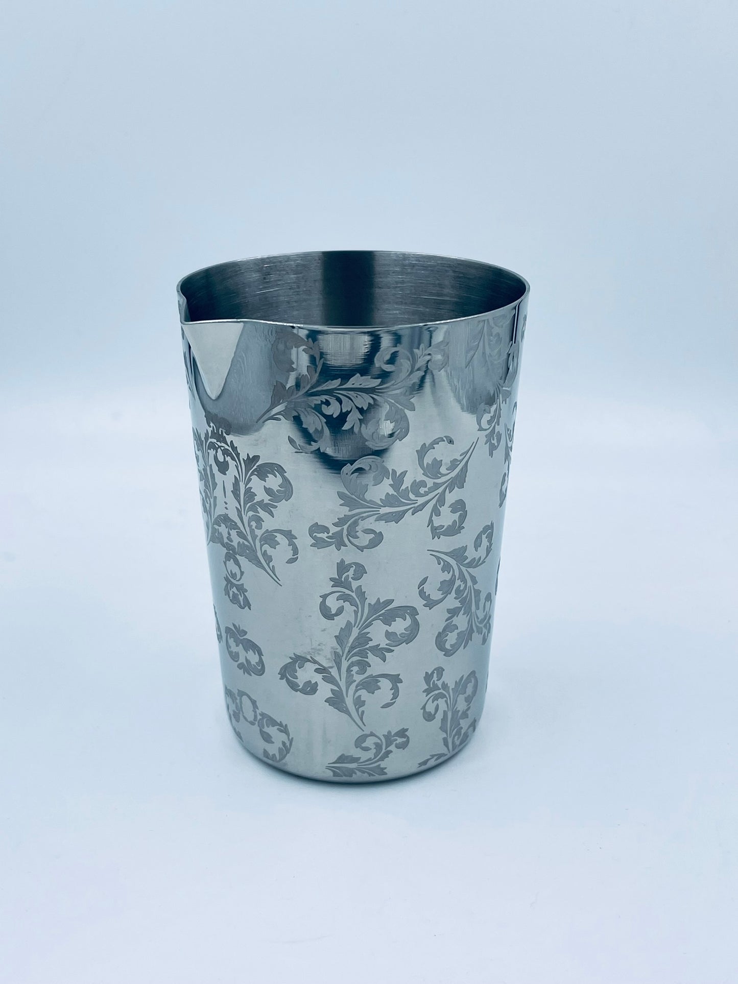 MIXING ACERO INOXIDABLE 450 ML GRABADO LEAF