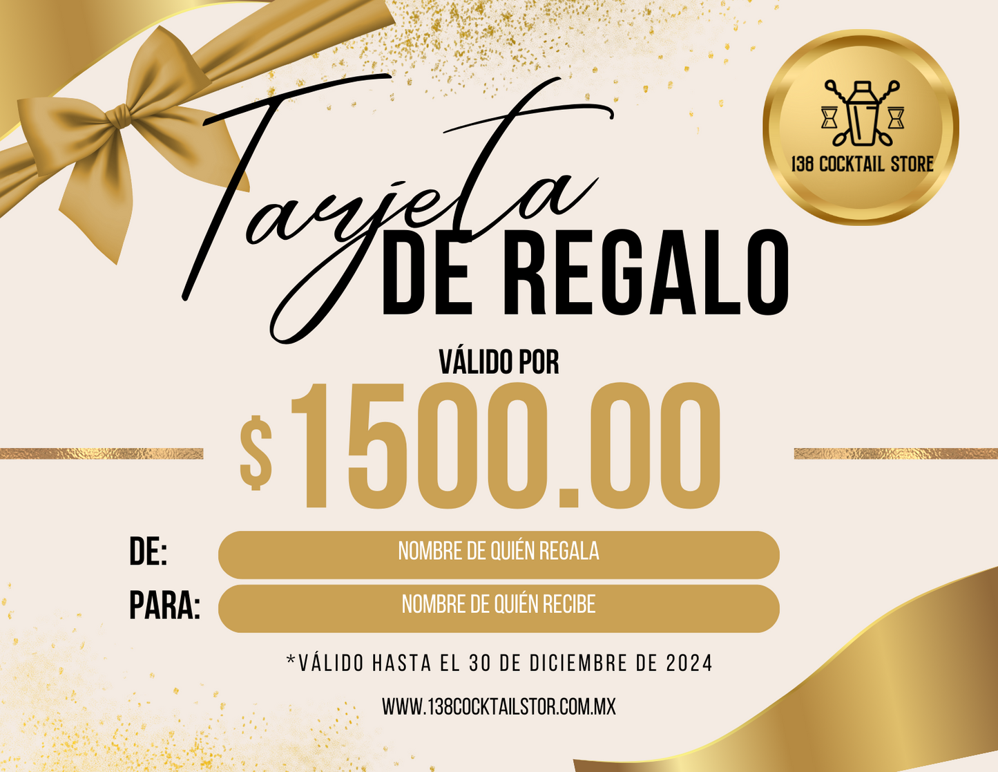 TARJETA DE REGALO